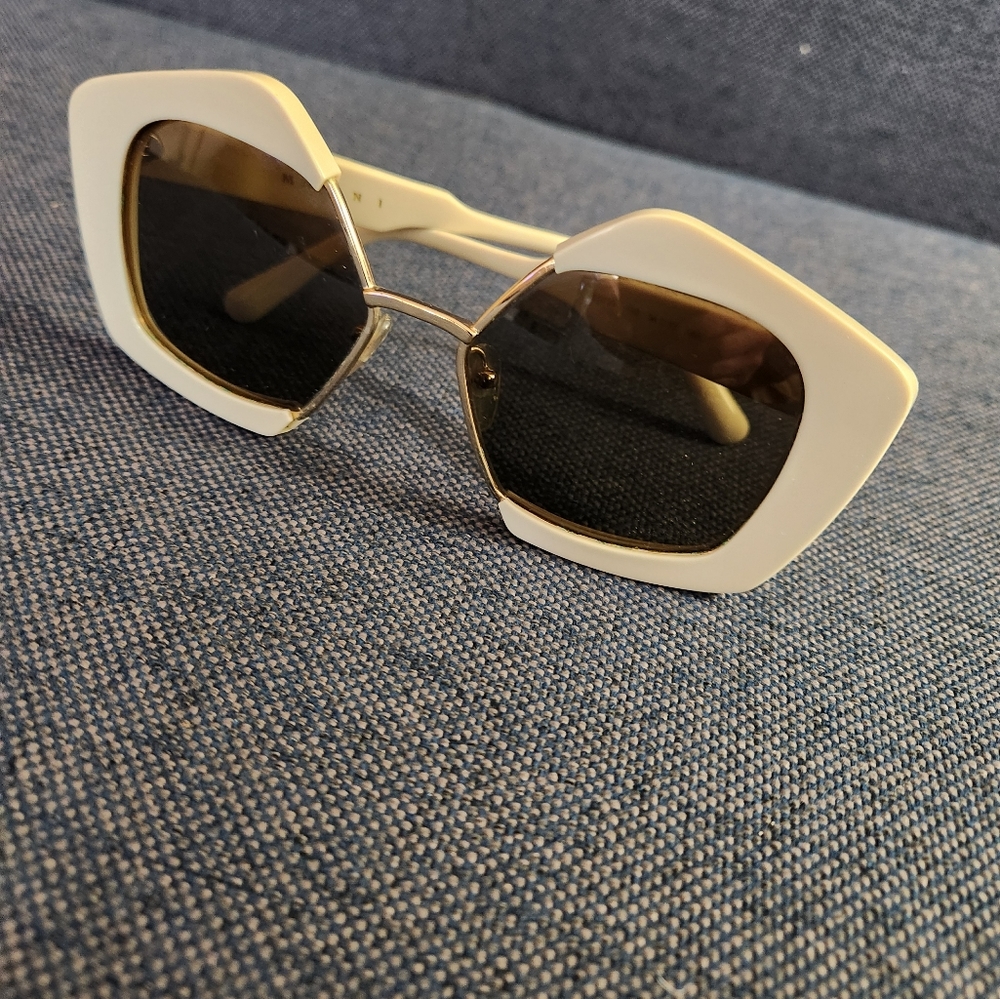 MARNI Geometric Oversize-Frame Sunglasses 54-17-140